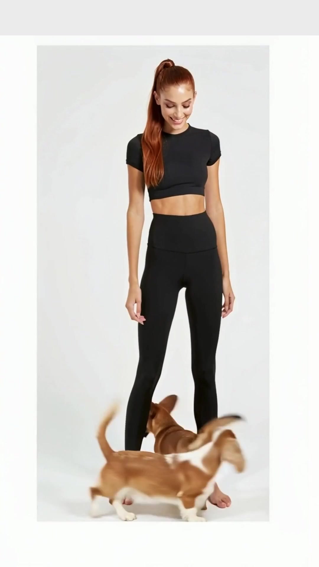 High-Waist Leggings in Bwwb009 Darknavy — The Kitten Mom Edit style look