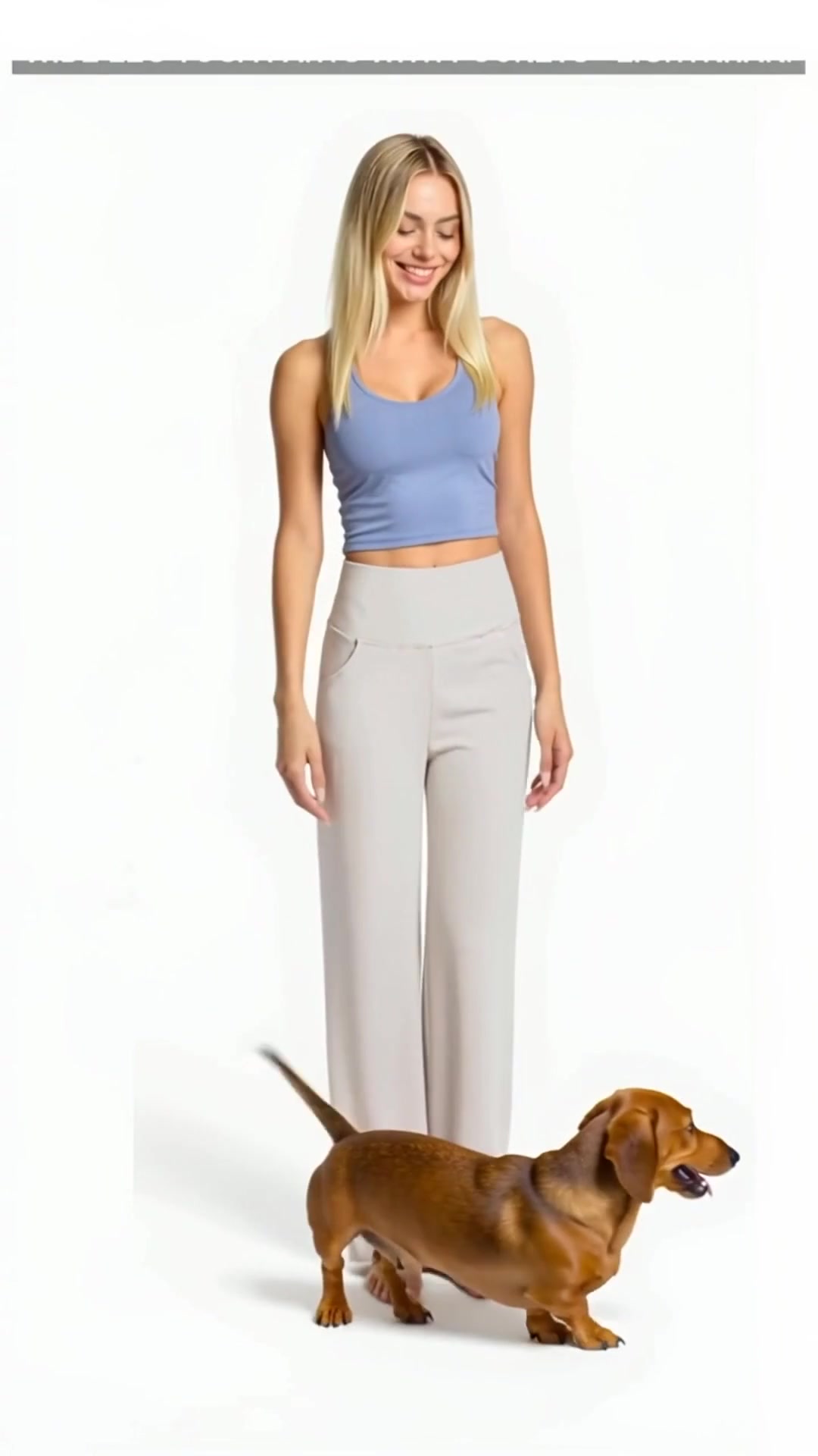 Wide-Leg Yoga Pants in Bwwb125 Lightkhaki — The Kitten Mom Edit style look